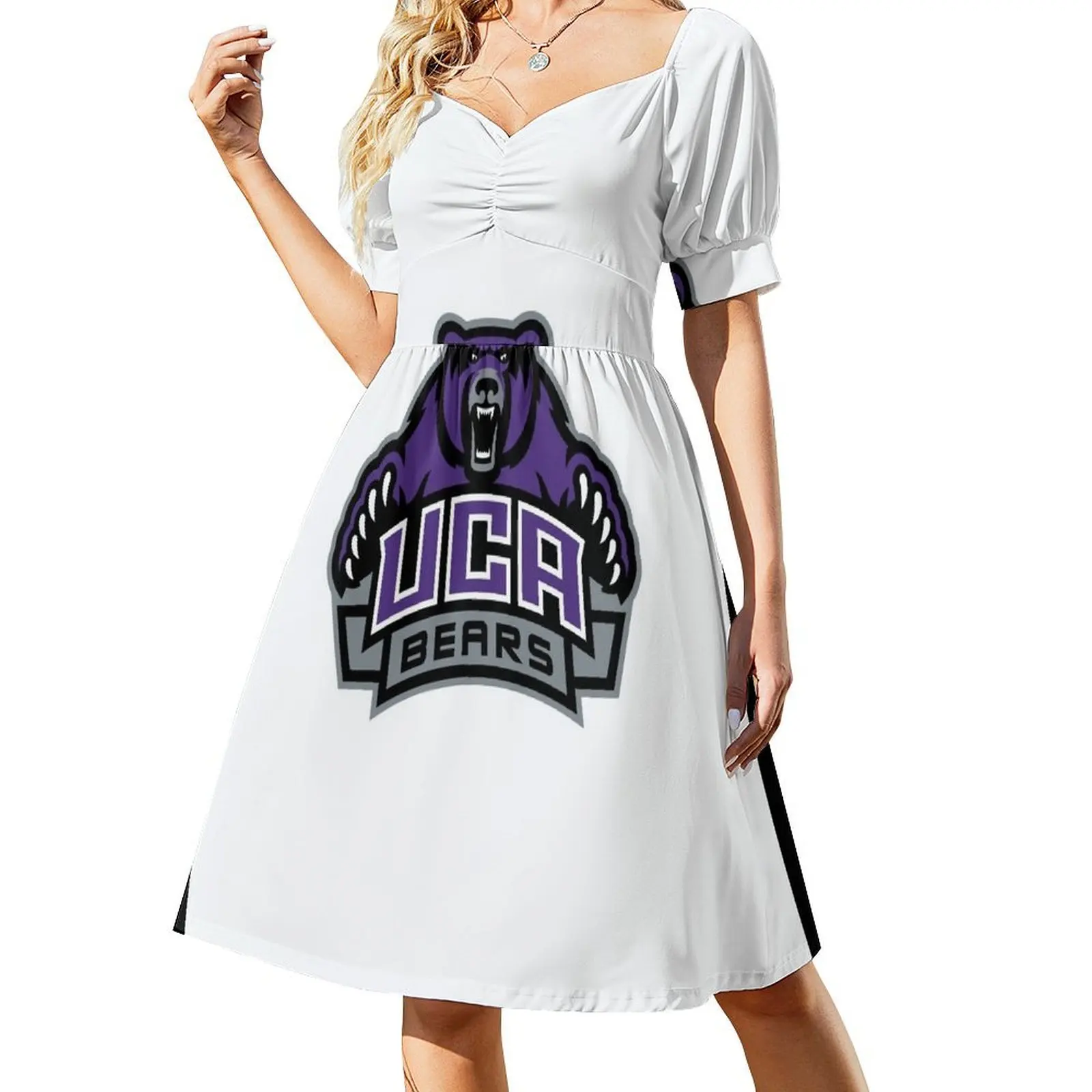 

UCA Bears Short-Sleeved Dress Long dresses elegant dresses for women Aesthetic clothing