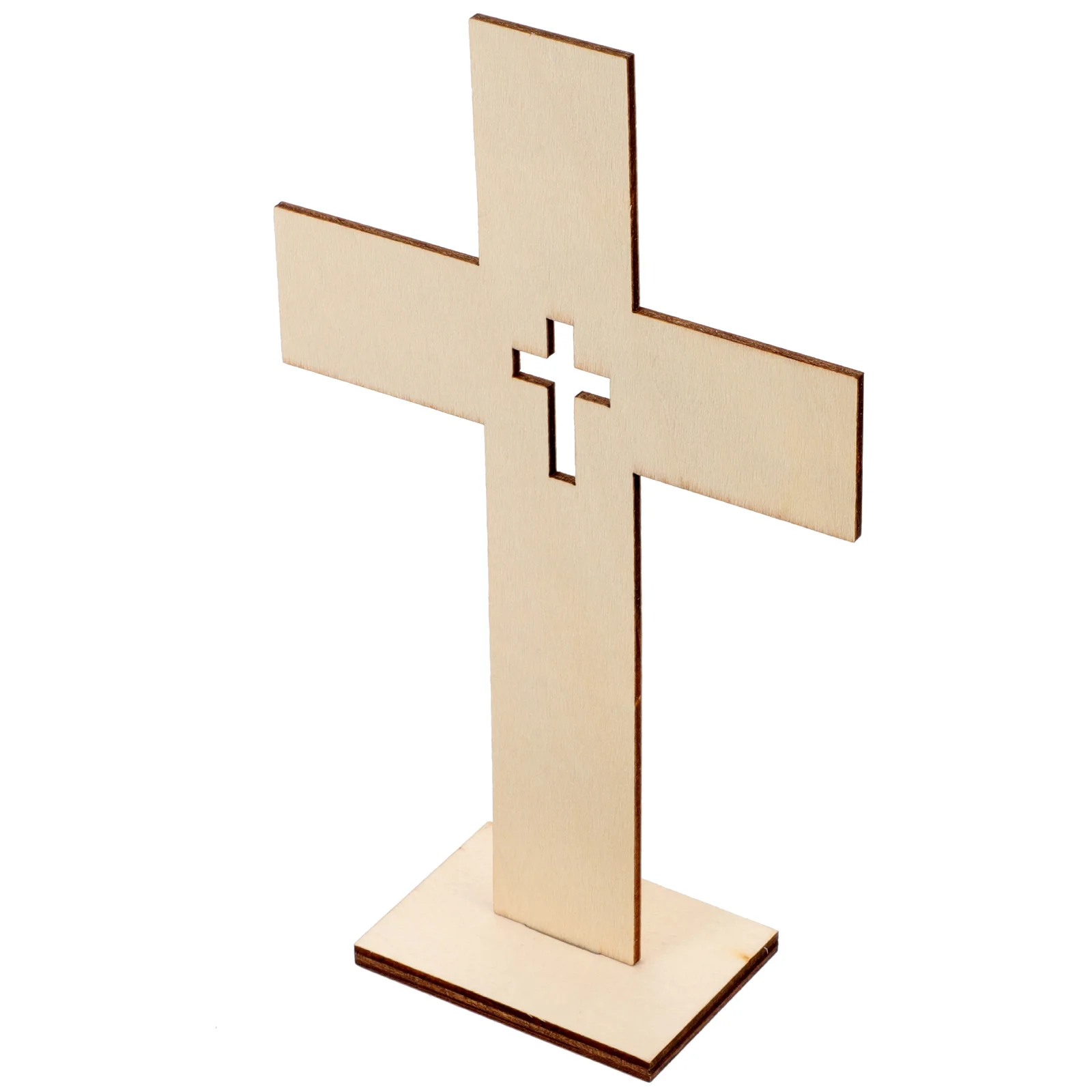 10 stuks decoraties 10 stuks houten kruis religieuze versiering houten ornament vorm kruisen voor ambachten