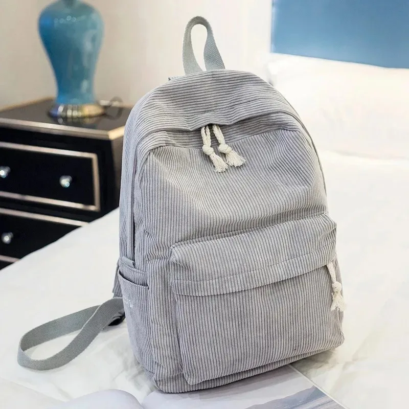 Gepersonaliseerde geborduurde corduroy kinderrugzak - aangepaste naam peuter schooltas, terug naar school essentieel, naam geborduurd pre