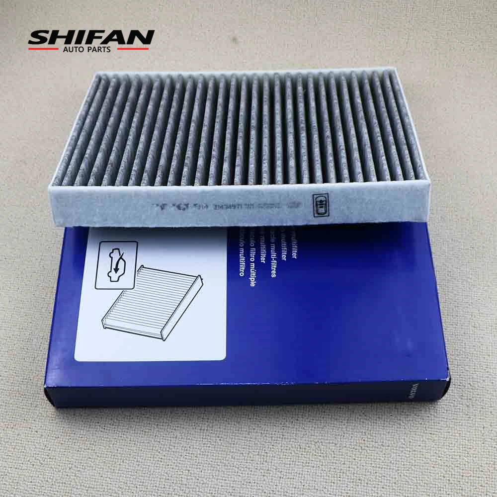 31434971 Car Cabin Filter For VOLVO S90 V60 S60 XC60 XC90 2016 2017 2018 2019 2020 Car Activated Carbon Filter 31407748 31404469