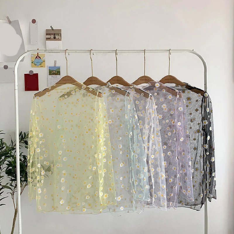 Femmes Sexy dentelle eer Long Sve T-shirts mince Mes t-shirt hauts Faionable automne Collection autre matériel 00%