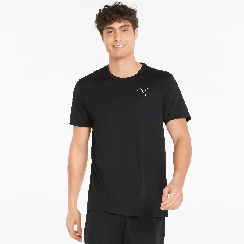 بوما تي شيرت الرجال جديد ملابس اللياقة البدنية غير رسمية تي شيرت نصف كم فضفاض الجولة الرقبة سترة رياضية علوية بأكمام قصيرة 587212-01 #3