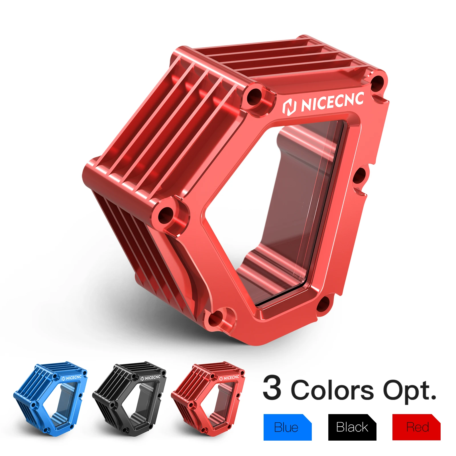 NICECNC Ölkappenabdeckung für Yamaha YFZ450R YFZ450RSE 2009-2023 Aluminium-Sichtglas Kühlkörper ATV-Zubehör 18P-15423-00-00 – Detail 9