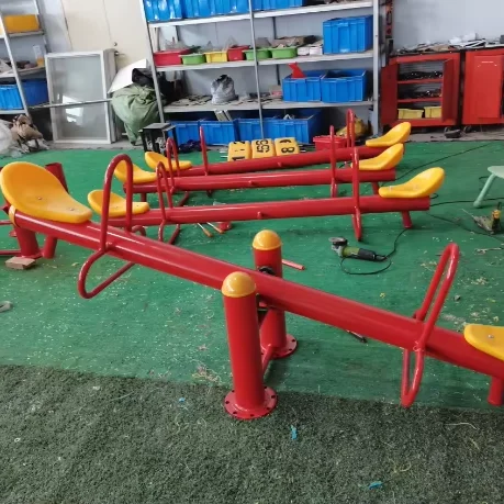 Factory Direct Price Outdoor Playground Equipment Plastic Seesaw for Kids Public Park Seesaw Equipment