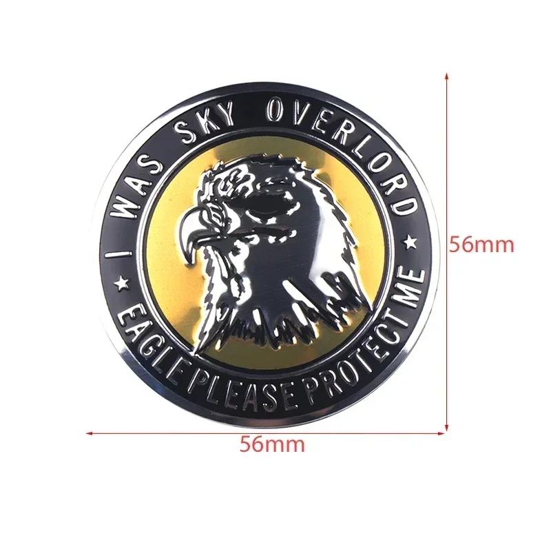 4PCS 56MM Animal Lion Tiger Eagle Emblem Universal Car Wheel Center Hub Cap Rim Cover Stickers Auto Accessories