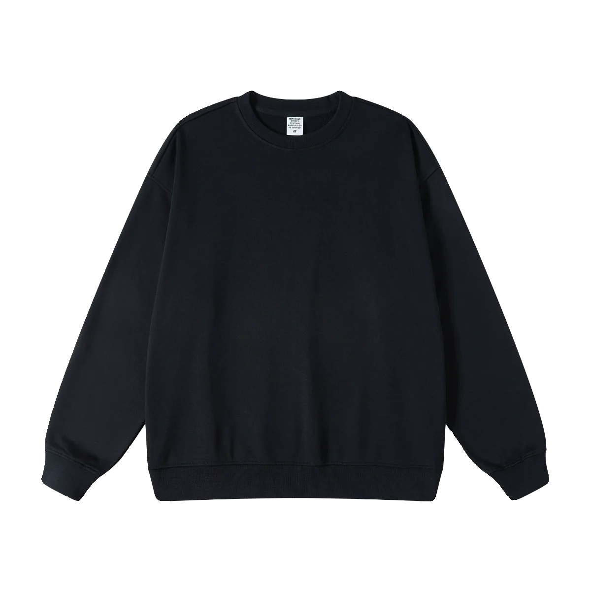 580G Heavyweight Lazy Street Style 2025 Terry Crew Neck Sweatshirt Unisex American Loose Casual Top  Sweater Men