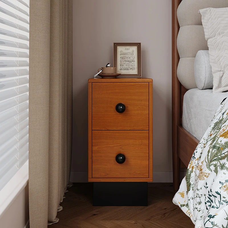 

Salon Designer Bedside Table Unique Cute Modern Narrow Nightstand Table Bauhaus Nordic Mesitas De Noche Bedroom Furniture