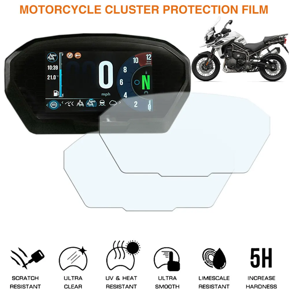 Motorcycle Accessories Cluster Scratch Protection Film Screen Protector For Triumph Tiger 800 Tiger 1200 XR XC 1200XR 2017 2018