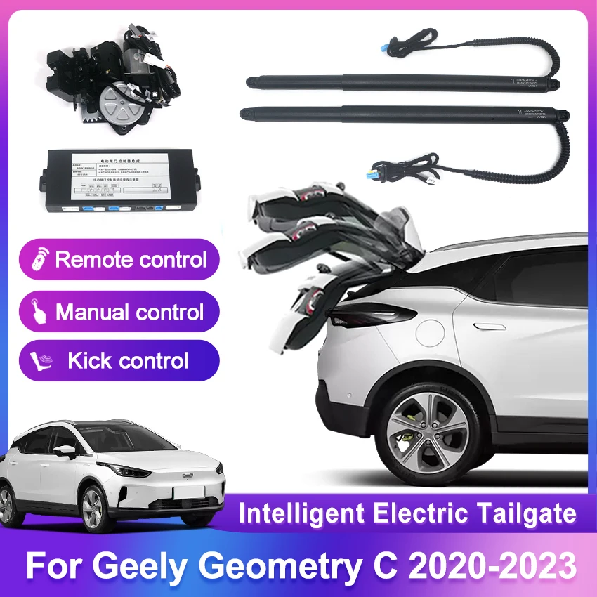 Car Electric Tailgate For Geely Geometry C 2020-2023 Intelligent Tail Box Door Power Operated Trunk Decoration Refitted Upgrade