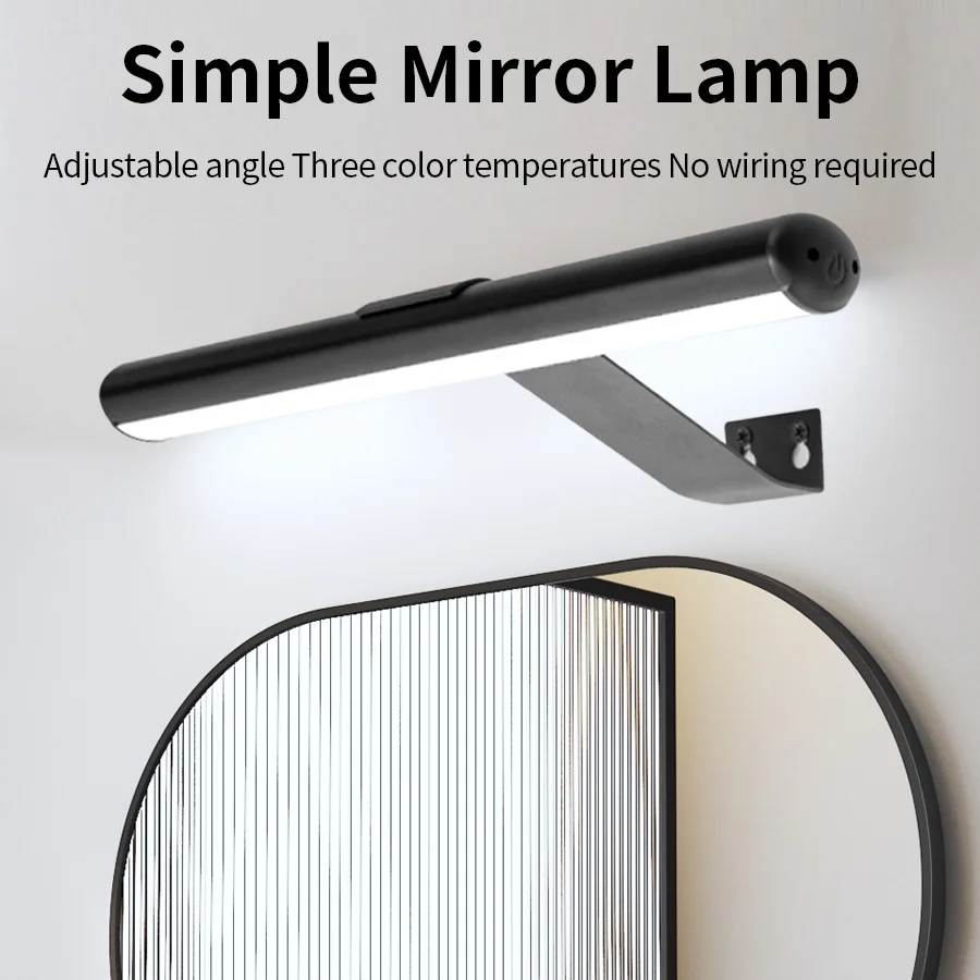 32 سنتيمتر LED الجدول مصباح المغناطيسي شنقا مصباح مكتبي قابل لإعادة الشحن 3 اللون القراءة ضوء عكس الضوء خزانة خزانة خزانة ضوء الليل #6