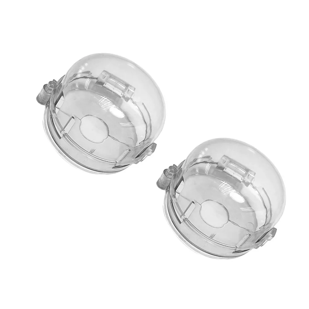 

2Pcs Stove Knob Covers for Child Safety Heat Resistant Hard Plastic Double Cover Design Easy Install No Removal Needed Family
