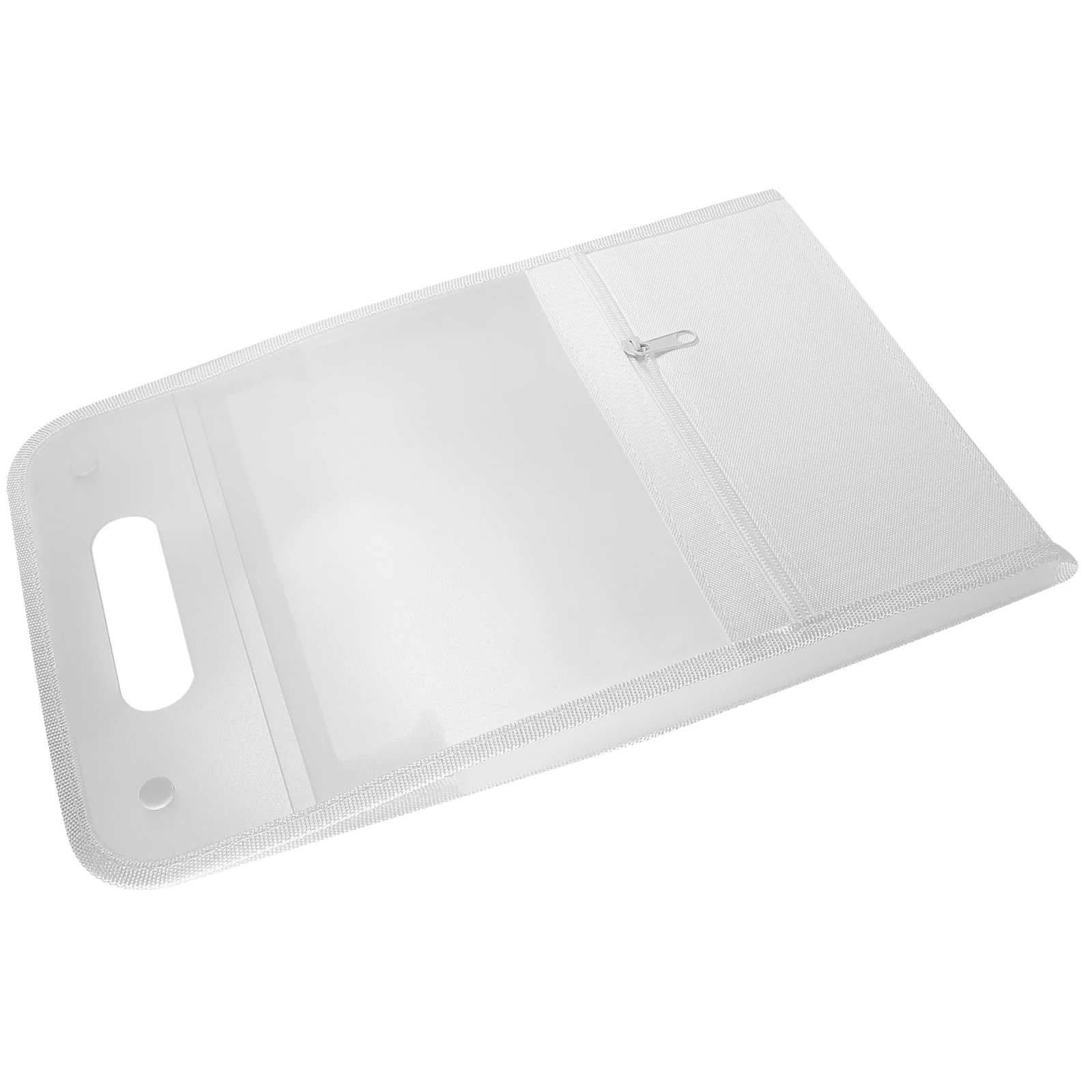 

White Plastic Document File Folder Large Capacity Portable Storage ganizer able Receipt Holder Stackable Paper Box Sorting