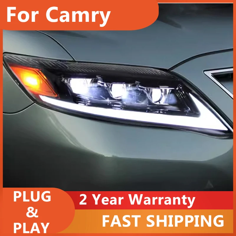 

Car Accessories for Toyota Camry V40 Headlight 2009-2014 Camry Head Lamp DRL Turn Signal High Beam Projector Lens