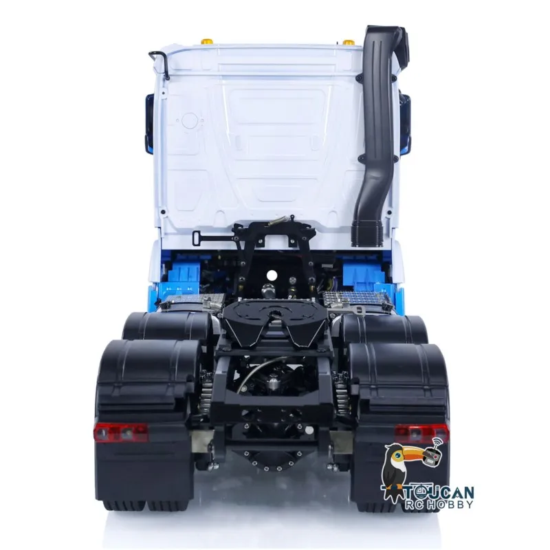 6x6 LESU 1/14 RC Tractor Truck Metal Chassis High Roof Cabin 1851 3363 Radio Control DIY Painted Car 2-speed Gearbox Light Sound