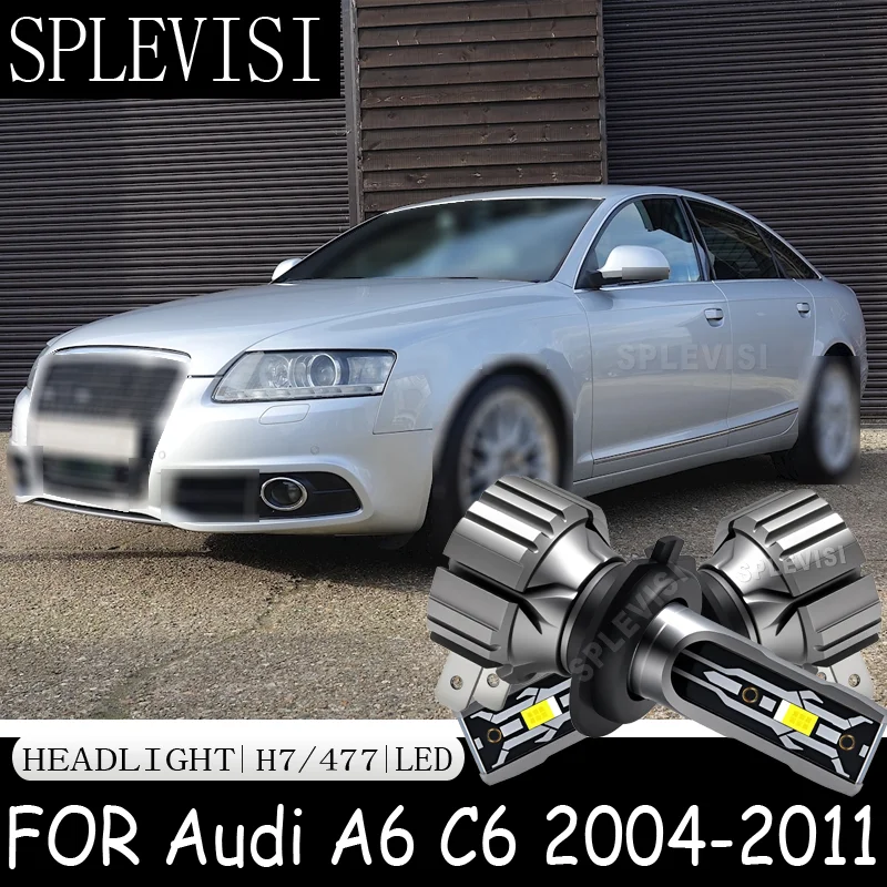 

Easy Installation LED Headlight Safe Night Driving warranty 3 year h7 For Audi A6 C6 2004 2005 2006 2007 2008 2009 2010 2011