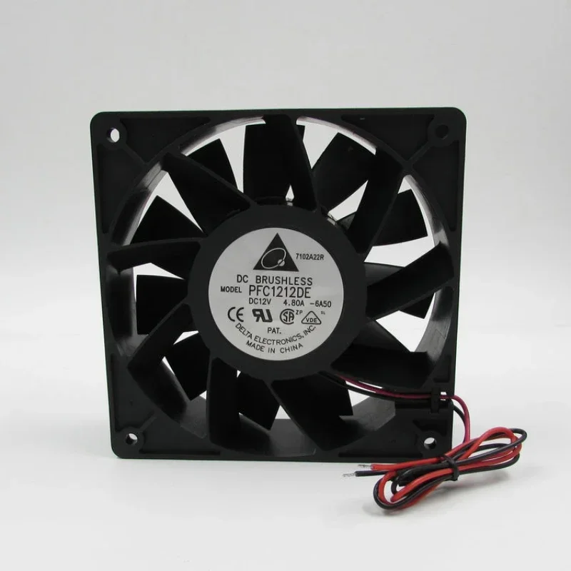 Охлаждающий вентилятор Delta Double Ball Storm 12 см Pfc1212de Super Strong 12038 12v4.8a Охлаждающий вентилятор Delta Double Ball Storm 12 см Pfc1212de Super Strong 12038 12v4.8a