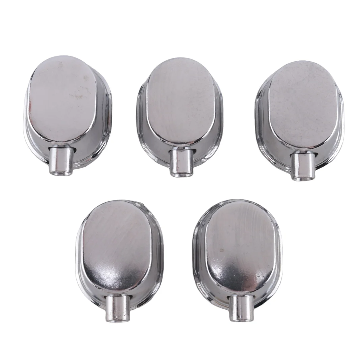 

Practical 5PCS Silver Alloy Drum Kit Rectangular Claw Hook Lug Single End Drum Percussion Accessory Replacement Parts