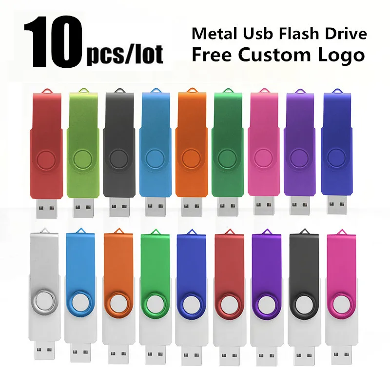 10 قطعة/الوحدة هايت الجودة محرك فلاش USB القلم محرك 4 جيجابايت 8 جيجابايت 16 جيجابايت 32 جيجابايت Usb بندريف 64 جيجابايت ذاكرة عصا القدرة الحقيقية U القرص Cle Usb