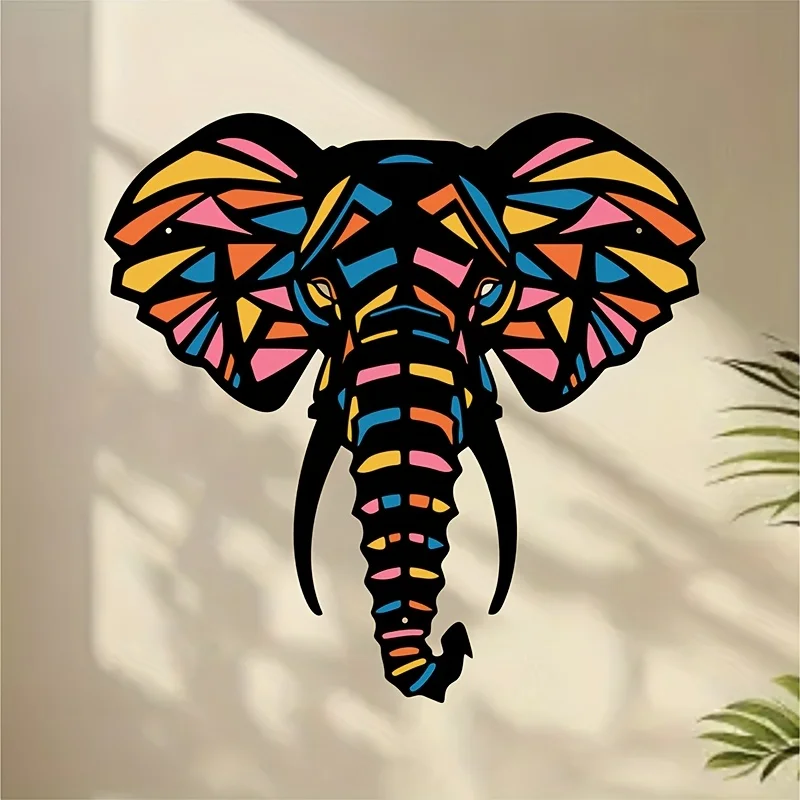 1pc Modular Elephant Wall Sculpture® - 15.74