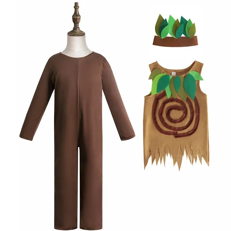 Una famiglia amorevole bambino bambini albero costume cosplay per ragazzi ragazze Halloween Purim carnevale festa fantasia vestire dramma nuovo 2025