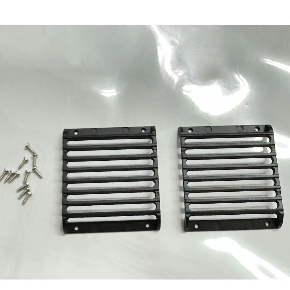 Traxxas TRX4 用メタル フロント ライト ガード – 1/10 ランドローバー ディフェンダー スタイル (2 個セット)