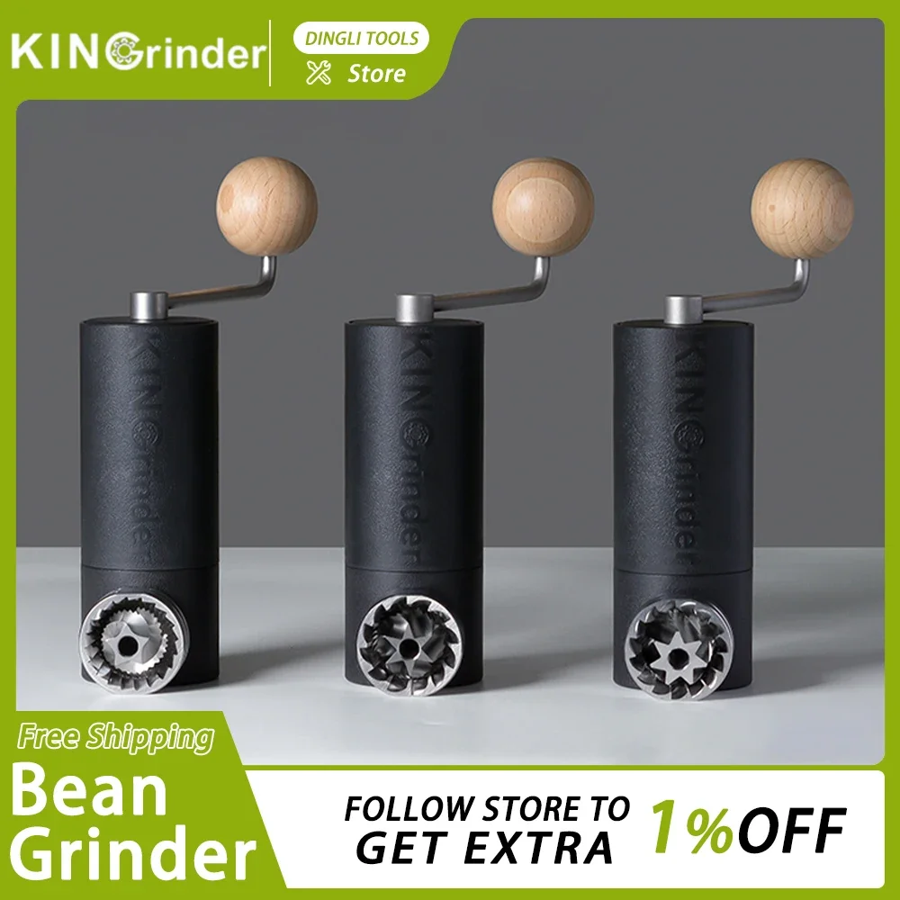 Kingrinder-P0 P1 P2 Coffee Bean Hand Grinder, Italian Coffee Precision Hand Mill, Portable Home Outdoor Bespoke Grind Machine