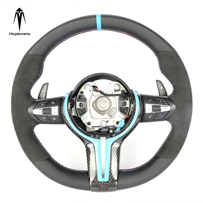 

Leather Custom Steering Wheel PU Suitable Fit for BMWS 1 2 3 4 5 6 7 Series X1 X3 X4 X5 X6 Series M Series Upgrade Full Carton