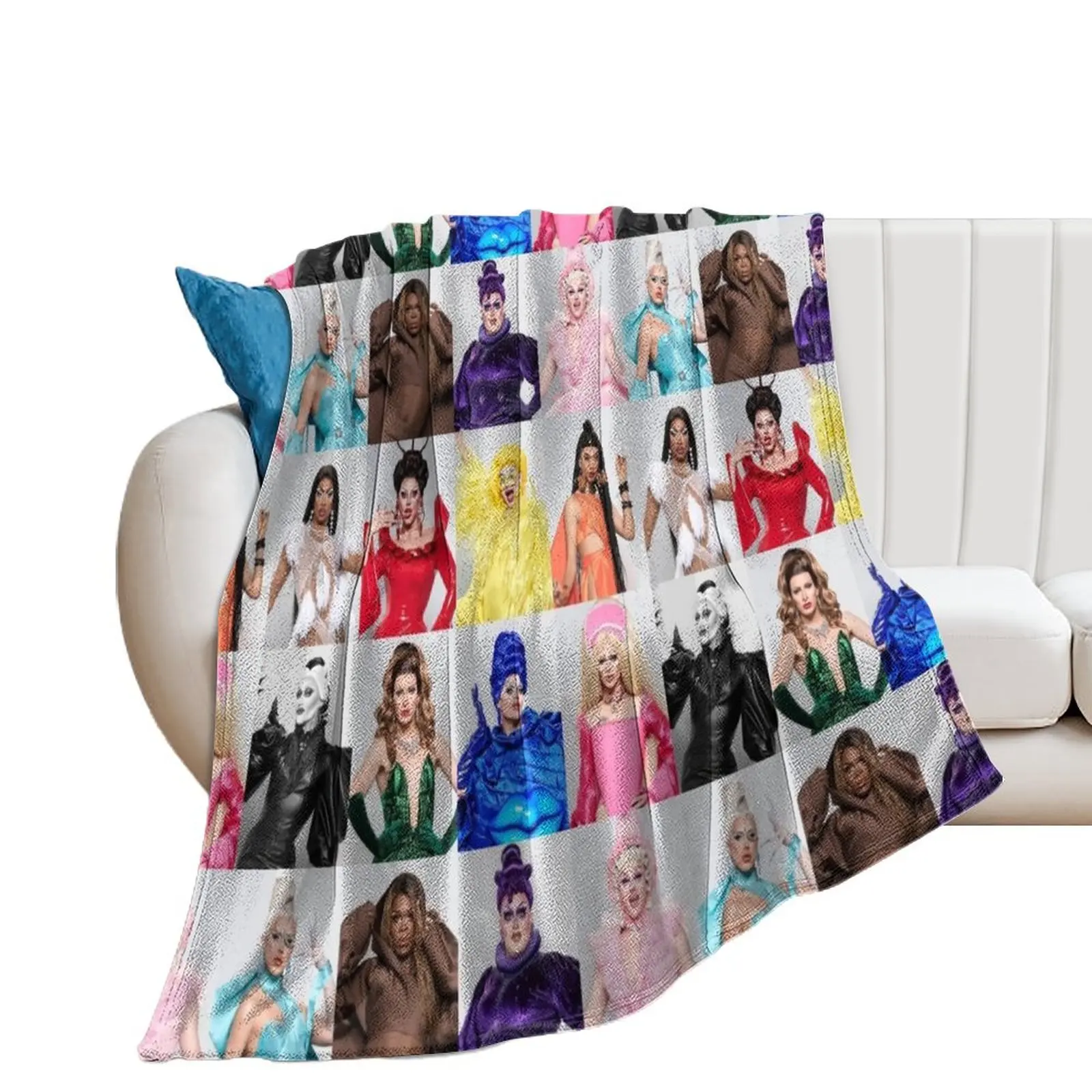 RuPaul’s Drag Race UK season two Throw Blanket bed plaid Furry anime for sofa Blankets