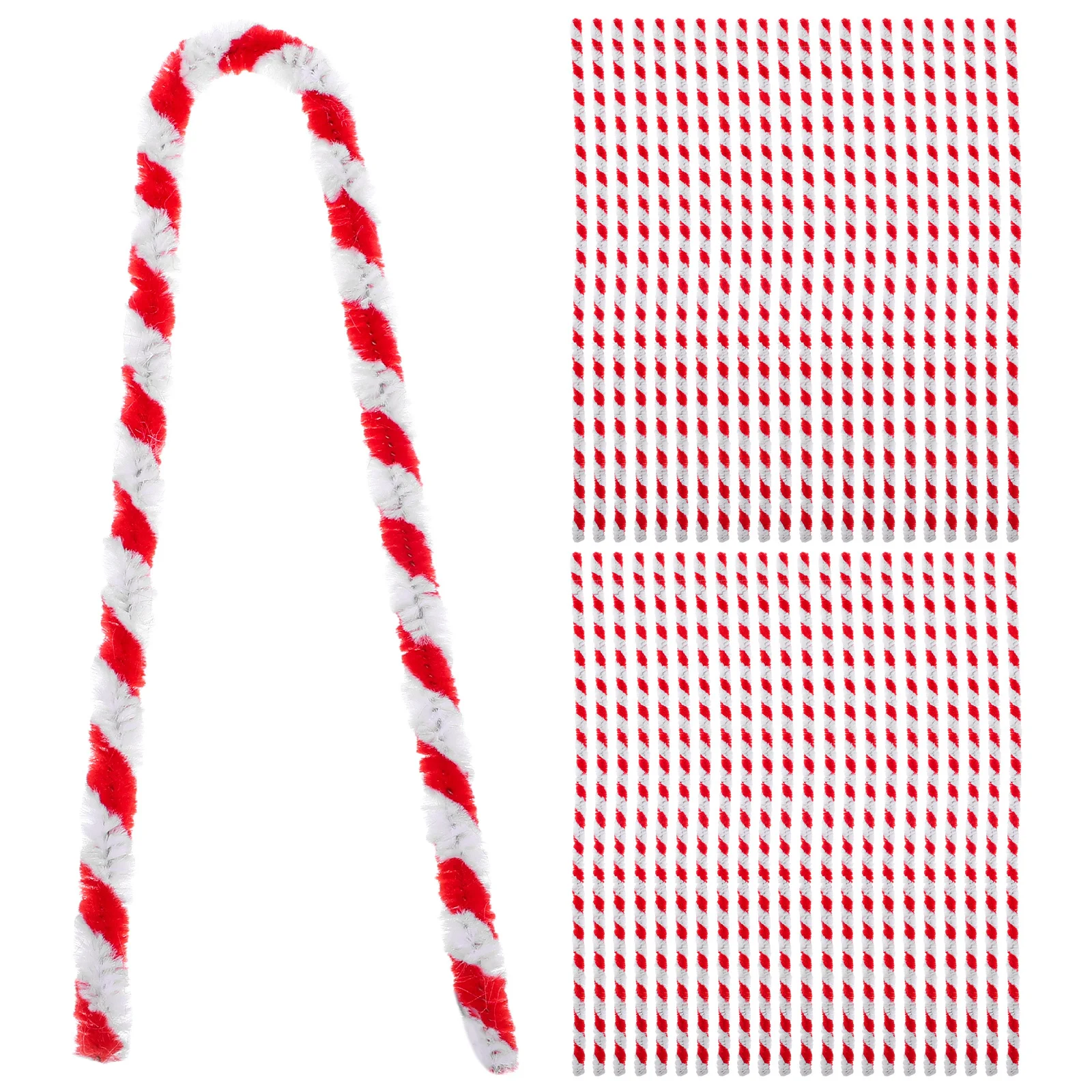 50pcs Two-Tone Bendable Pipe Cleaners Craft Chenille Stems For Kids Diy Iron Wire Art Supplies Educational Handmade Kit Party