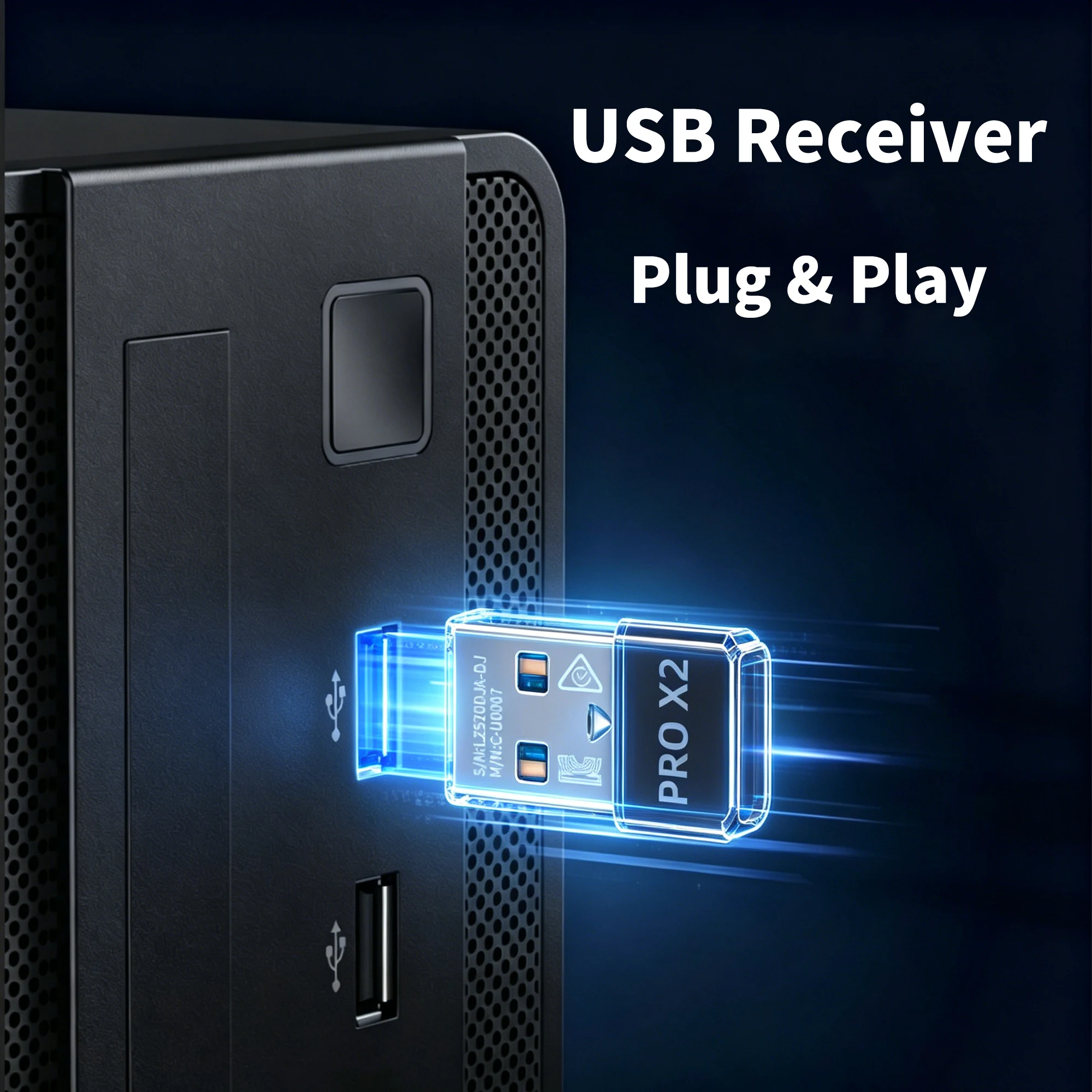 Universal USB Receiver Replacement For Logitech G PRO X SUPERLIGHT 2 Wireless Mouse Receiver For Laptop PC Desktop Notebook