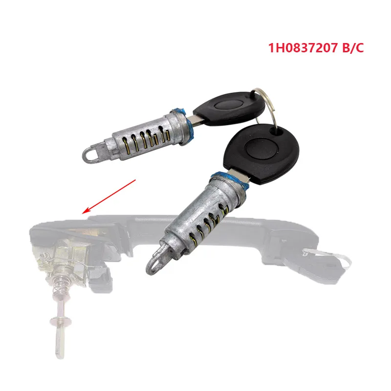1H0837061G DOOR HANDLE LOCK REPAIR KIT for GOLF MK3 1991-1997 SEAT IBIZA CORDOBA INCA