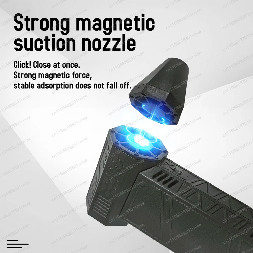 130000RPM Violent Turbo Fan 3 Speeds Brushless Motor Violent Blower Rechargeable Portable Dust Blower Car Computer Cleaning Tool