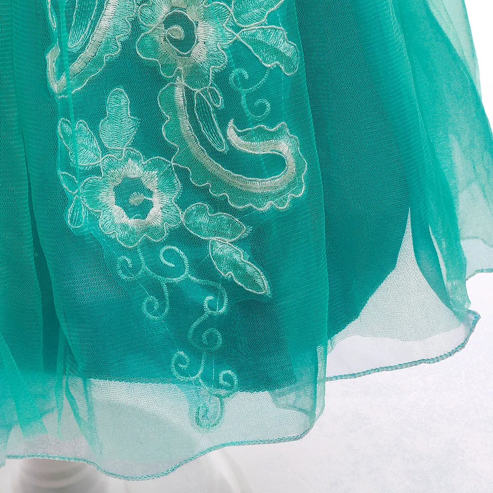 2024 Story Little Mermaid Costume Halloween Kid Dress For Girls Children Carnival Birthday Party Clothes Cosplay Mermaid Dress