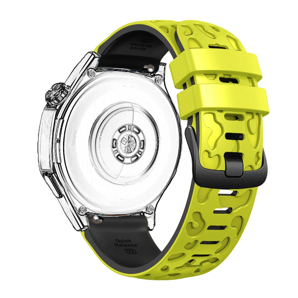 Спортивный силиконовый ремешок 22 мм для Garmin Forerunner 265 255/255 Music 745, ремешок для часов Vivoactive 4/Venu 3 2, браслет