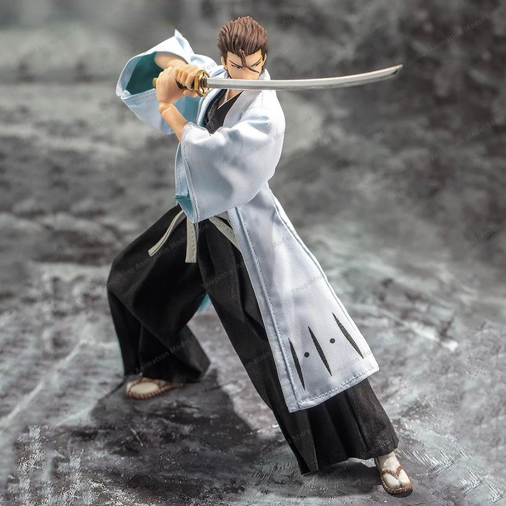 In Stock Dasin Model Bleach Aizen Sousuke / Sosuke Aizen 1/10 SHF PVC Action Figure Toys Model Great Toys