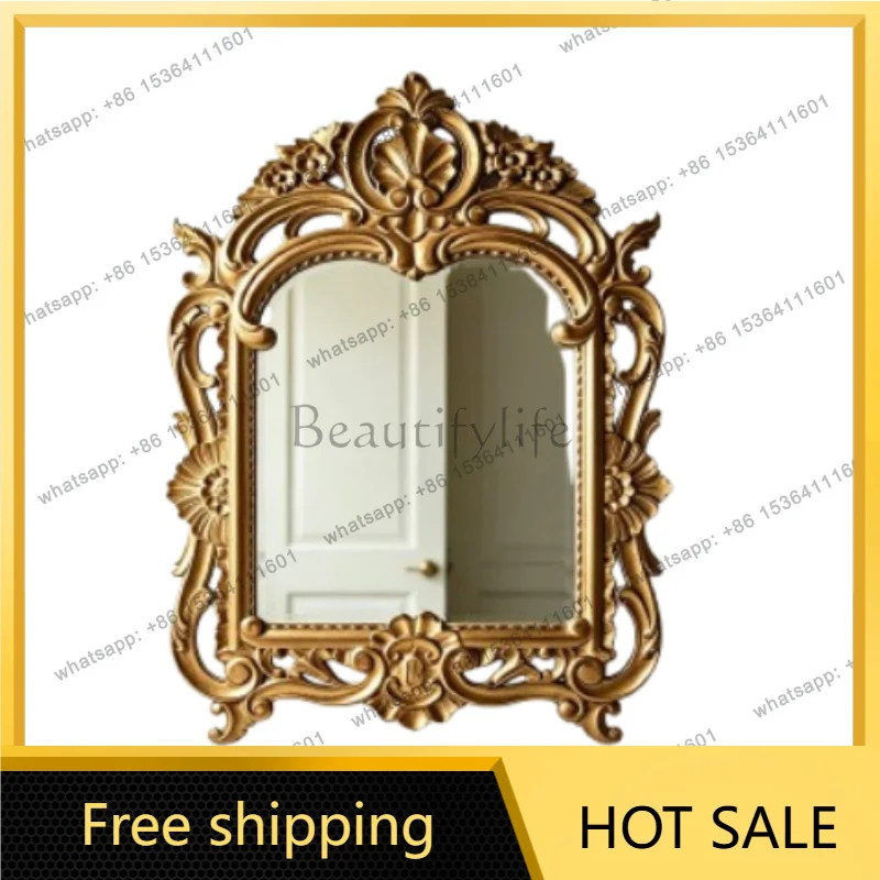 Best Sellers Classic Unbreakable Mirror Decor Retro Universal Custom Decorative Mirror Decor Bedroom Compact Espelhos Home Decor