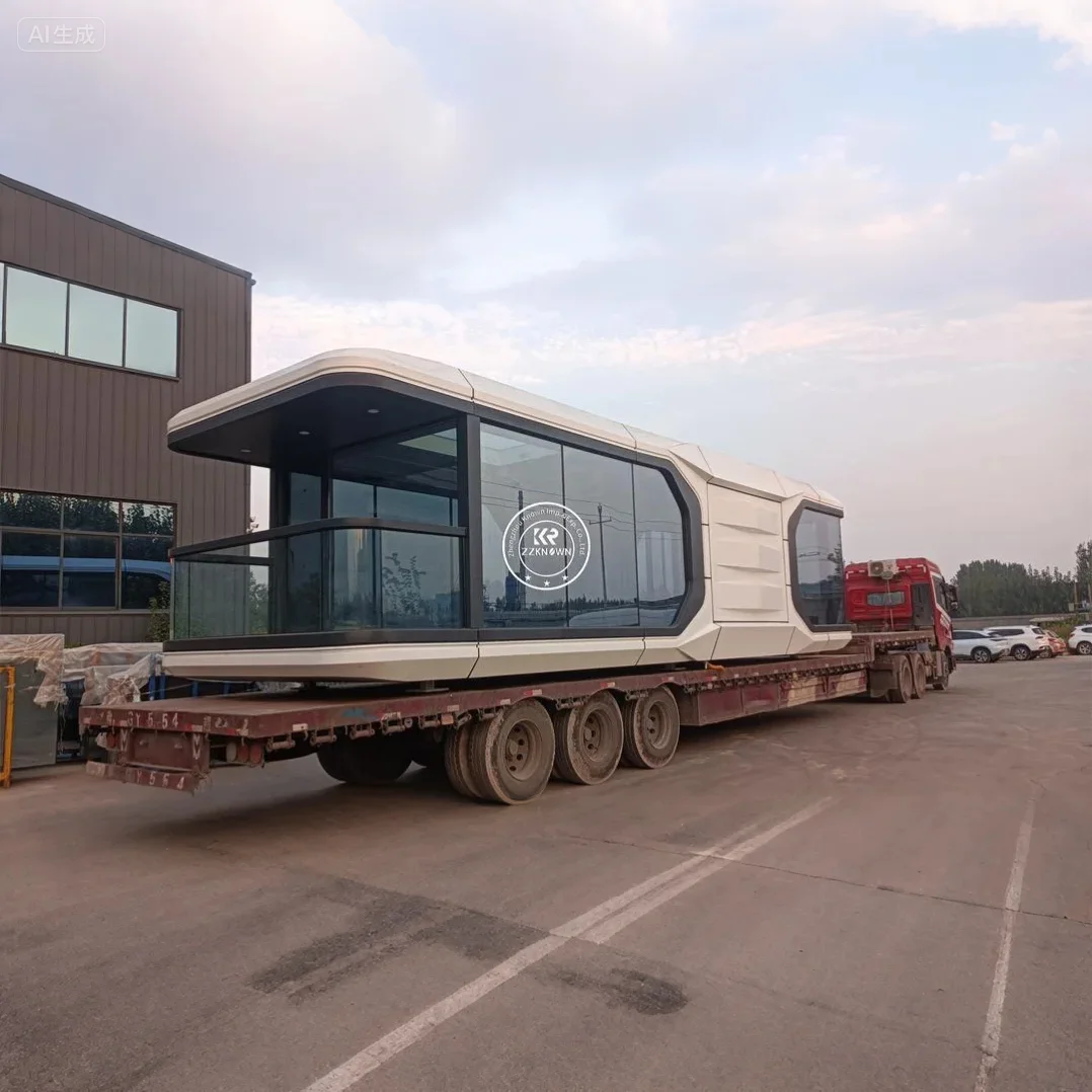Modern Trends Prefab House Apple Pod Capsule Home Outdoor Capsule Mobile Cabin House Commercial Tiny Home Prefabricated Building