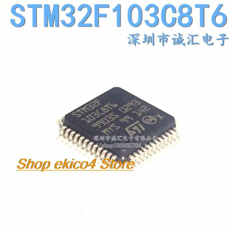 Original stock  STM32F103C8T6 LQFP-48  Cortex-M3 32-MCU