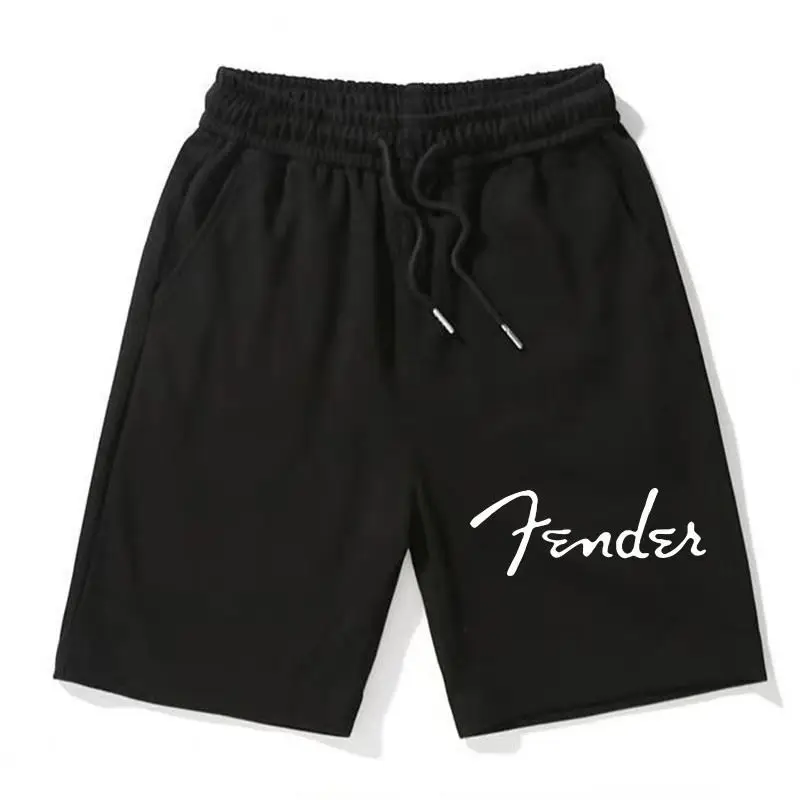 

Fender Fanda Ibanez Lincoln Sabian Band Shorts Men's Summer Sports Casual Trend Pants Tide