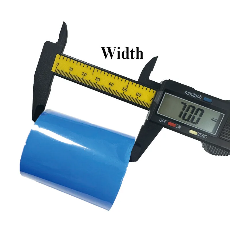 Length 1M Battery Packs PVC Heat Shrink Wrap Tube Insulation of Width 17~200mm for Big Battery Pack Power&DIY Projects