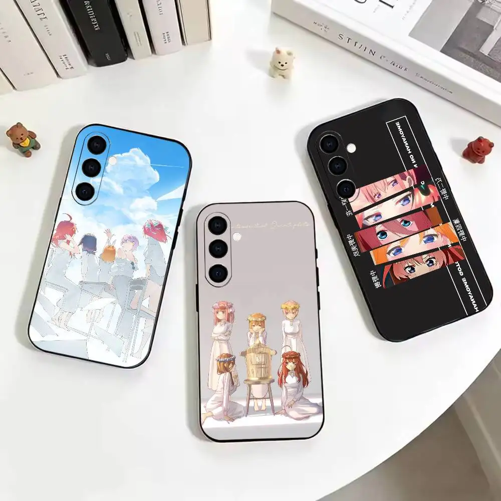 The Quintessential Quintuplets Miku Nakano Phone Case For Samsung Galaxy A73, A72,A70,A53,A52,A51,Soft Silicone Black Cover