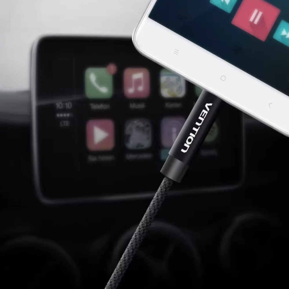 

Male To Male 3.5mm Jack Audio Cable Audio Line Aux 3.5mm To 3.5mm Jack Converter Braided Converter Headphone Adapter Cable