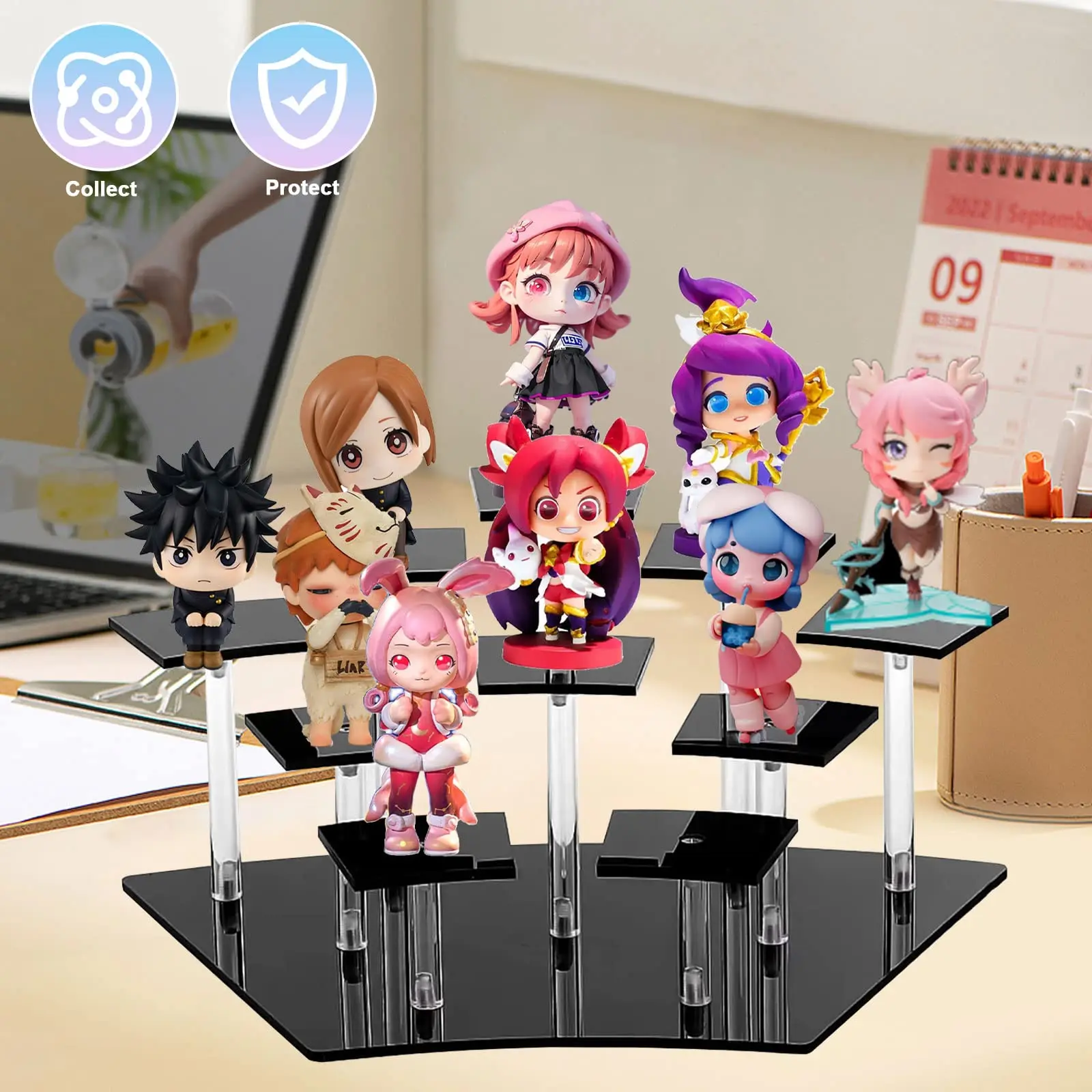 10-Tier Acrylic Dis… - image