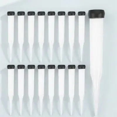 

50Pcs Flower Stem Water Tubes Clear Plastic Fresh Flower Nutrition Vials for Safe Transport Floral Arrangement Tools Rose Holder