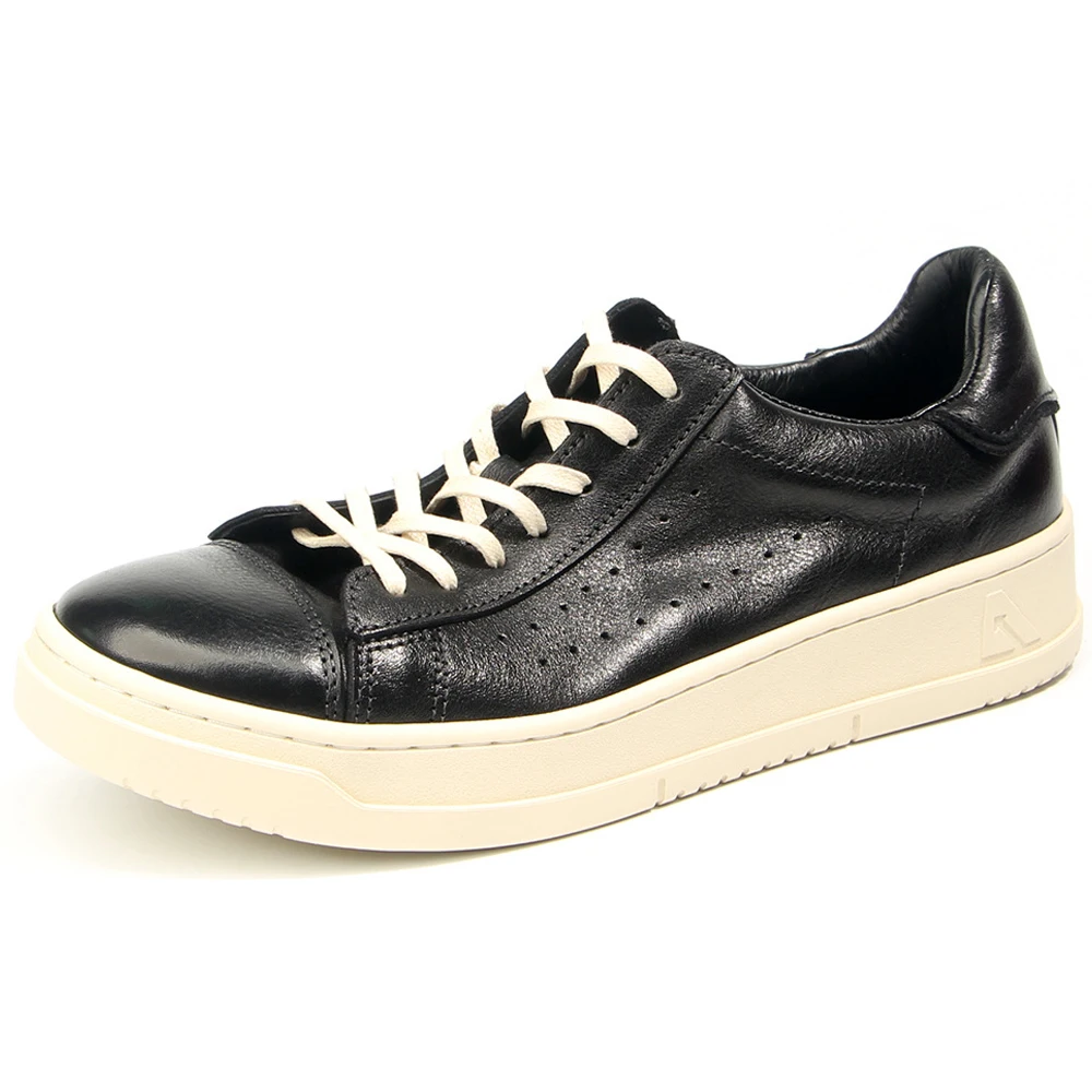 

High quality Men's casual shoes Genuine leather Man sneakers handmade Luxury Cow leather Men's shoes wear-resistant footwear
