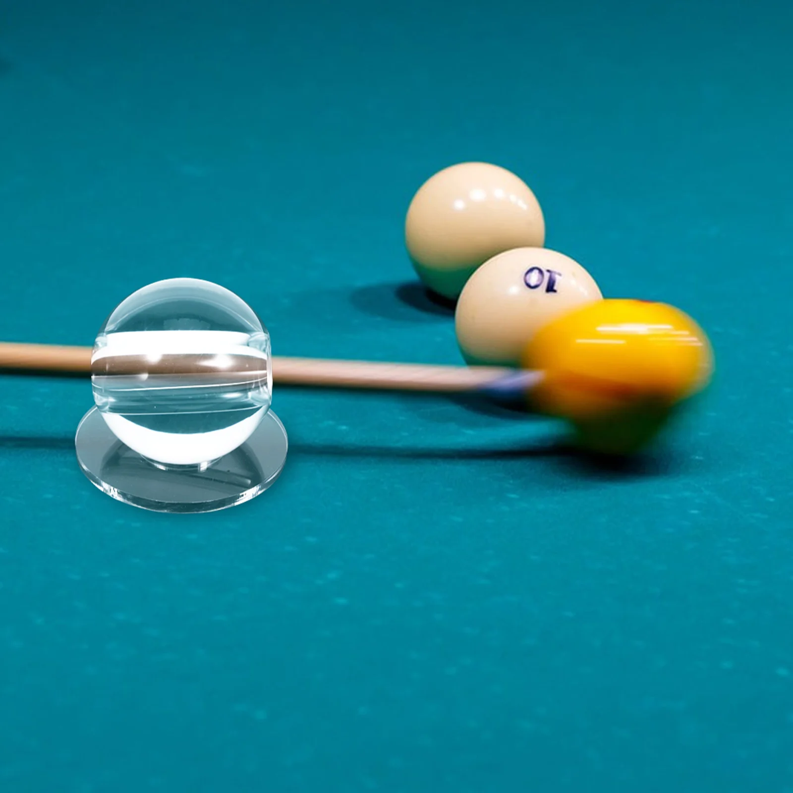 

Transparent Snooker Training Ball Billiards Cue Stroke Practice Precision Skill Enhancement Glass Acrylic Trainer Tool