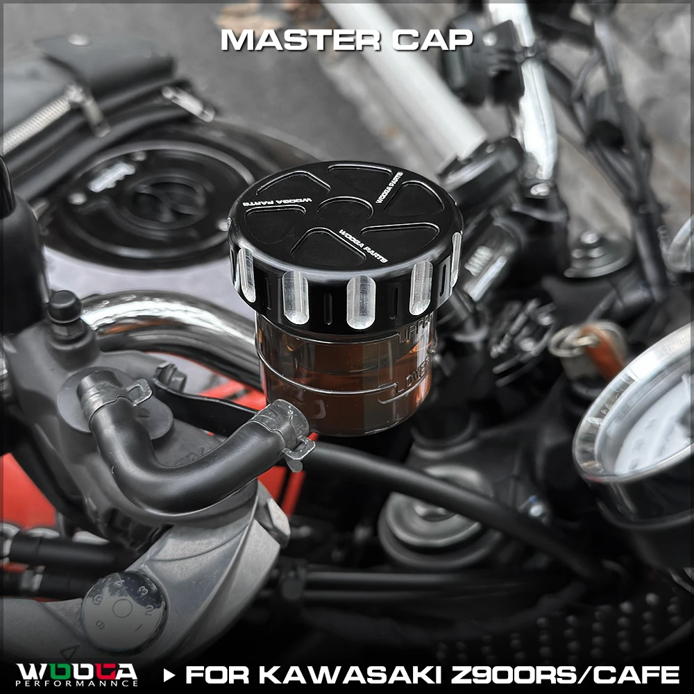 Master Cap For Kawasaki Z900RS / Cafe 18-23 Front Brake Fluid Reservoir Cover Cap Z900RS Rear Brake Clutch Fluid Reservoir Cover