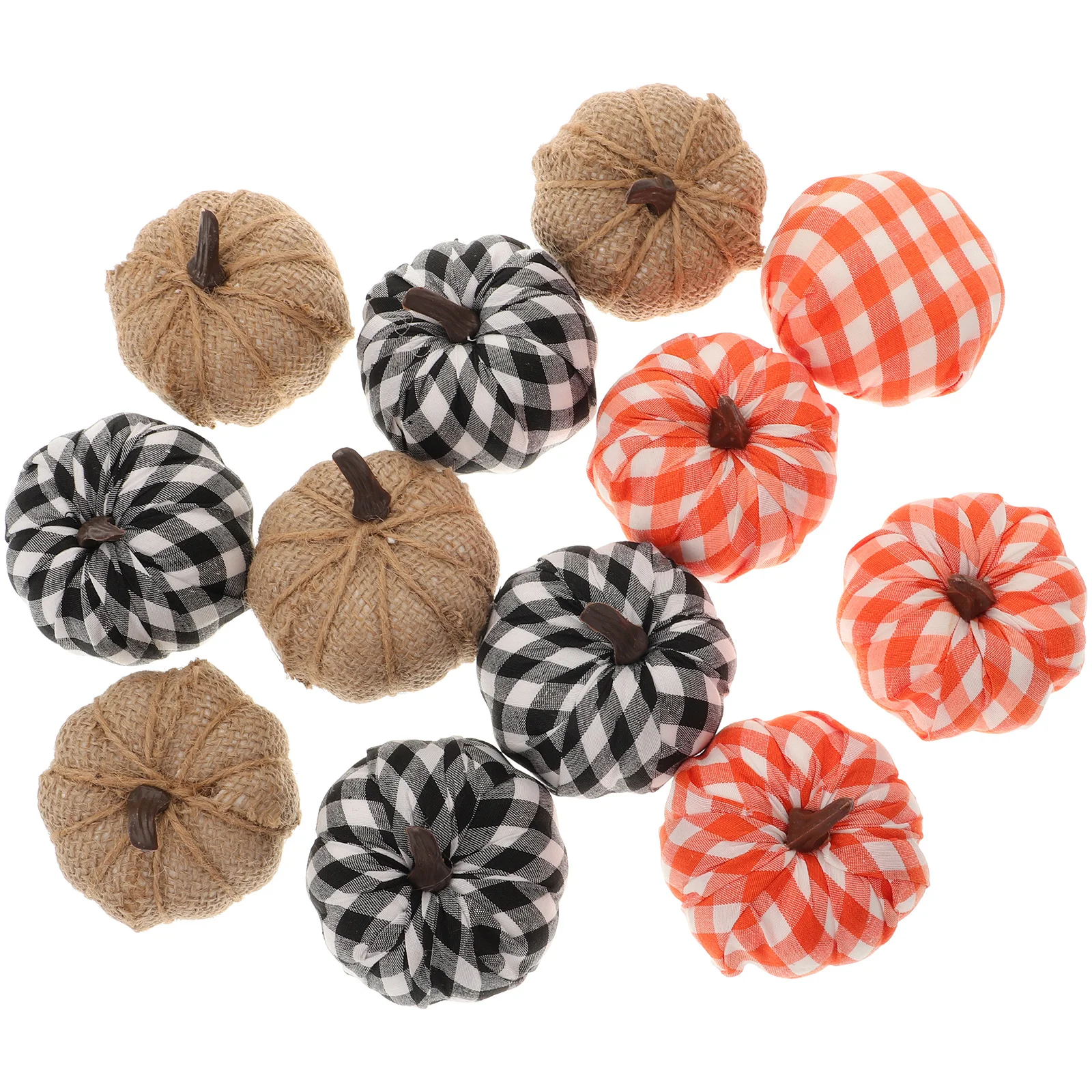 

12Pcs Simulation Pumpkin Ornament Halloween Party Decor Fine Workmanship Premium Material Adornment Foams Pumpkin