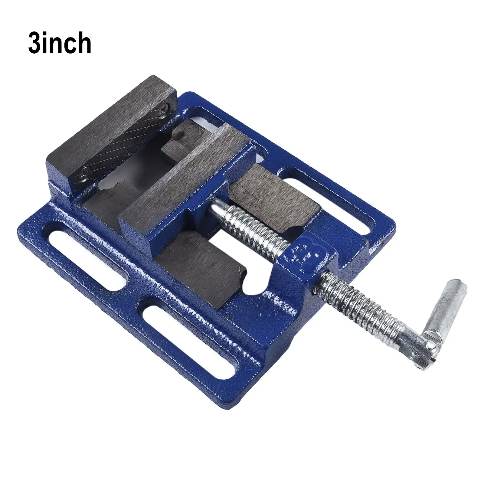 Vise Jaws Exquisite Workmanship Blue Cast Iron Steel Machine Workshop Tools Product Name Heightened And Widened