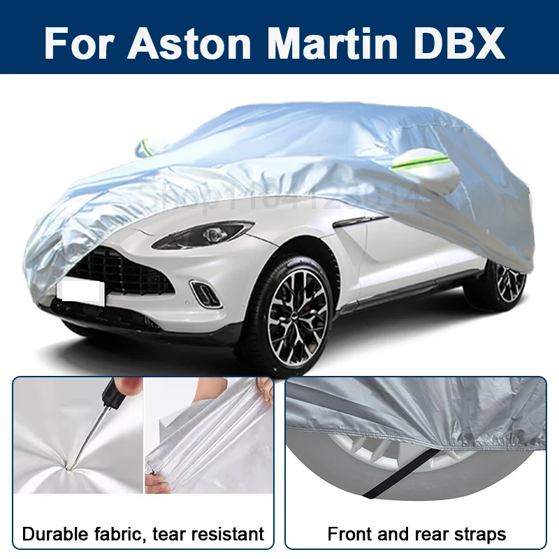 

Водонепроницаемый чехол для автомобиля Aston Martin DBX с отражающими полосами, защита от снега, пыли и УФ-излучения, автоаксессуары